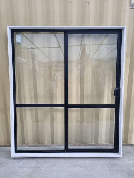 RANCH SLIDER Black  1750 W x 2030 H [#5235 SF] Interior side - Joinery Recycle
