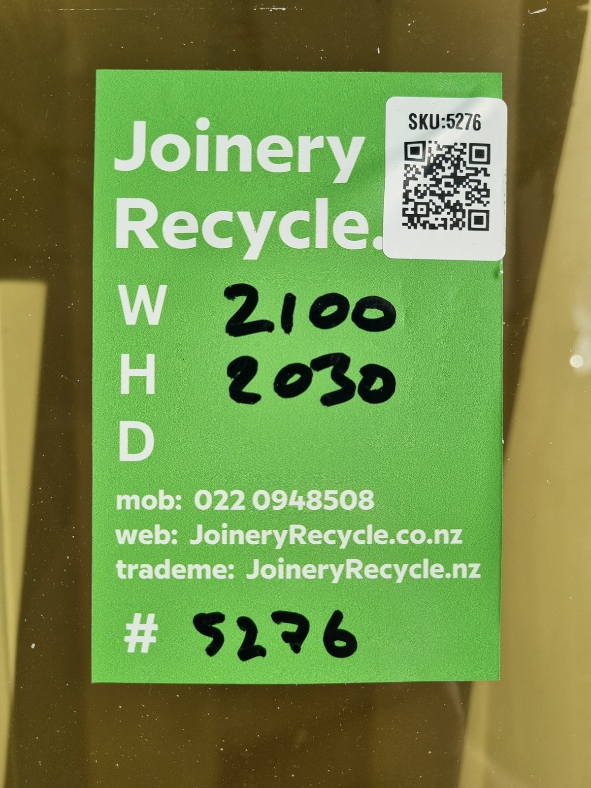 Wooden French Doors with Side  Light 2100 W  x 2030 H [#5276  SF] Joinery Recycle