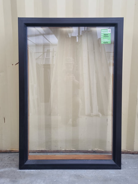 Aluminium Window Brown 800 W  x 1200 H [#5253 SF] Joinery Recycle