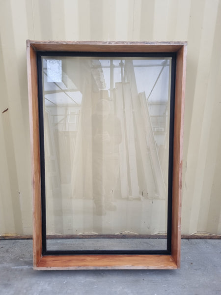Aluminium Window Brown 800 W  x 1200 H [#5253 SF] Joinery Recycle