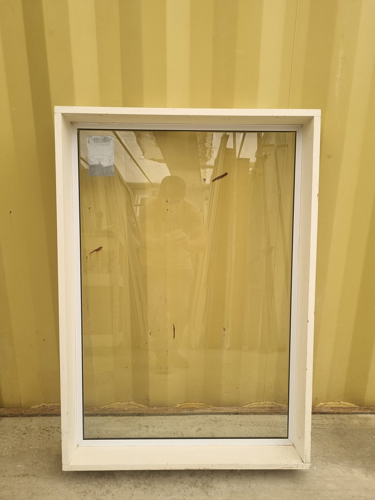 Aluminium Window White  730 W  x  1040 H  [#5279 SF] Joinery Recycle