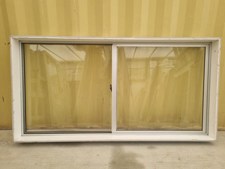 Aluminium Window Silver 1770  W  x 900 H [#5281 SF] Joinery Recycle