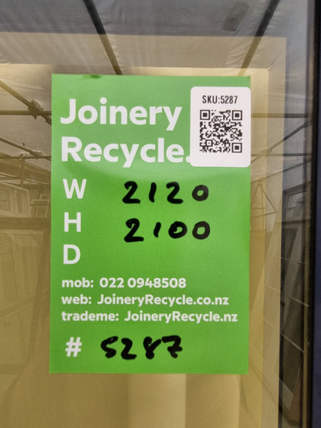 RANCH SLIDER Denim Blue  2120 W x 2100 H [#5287 SF] Joinery Recycle