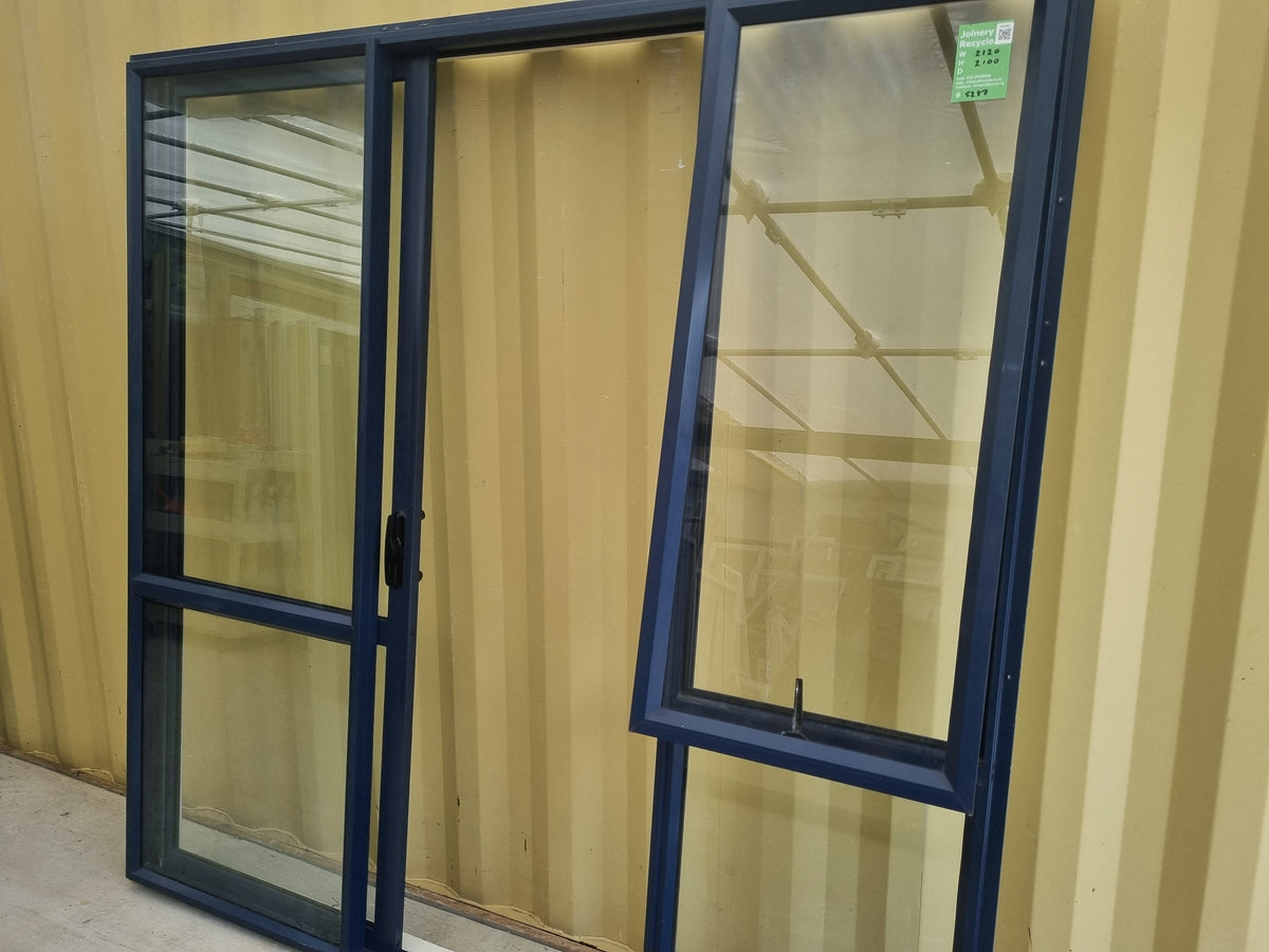RANCH SLIDER Denim Blue  2120 W x 2100 H [#5287 SF] Joinery Recycle