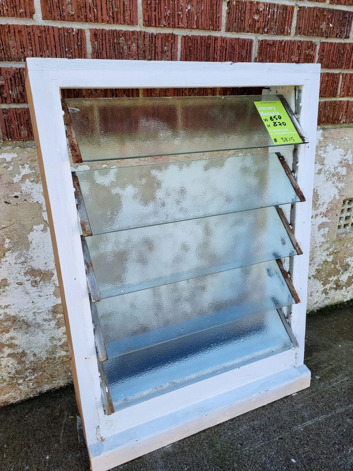 1960s Bungalow Louvre Window 650 W x 870 H  [#3815] Joinery Recycle