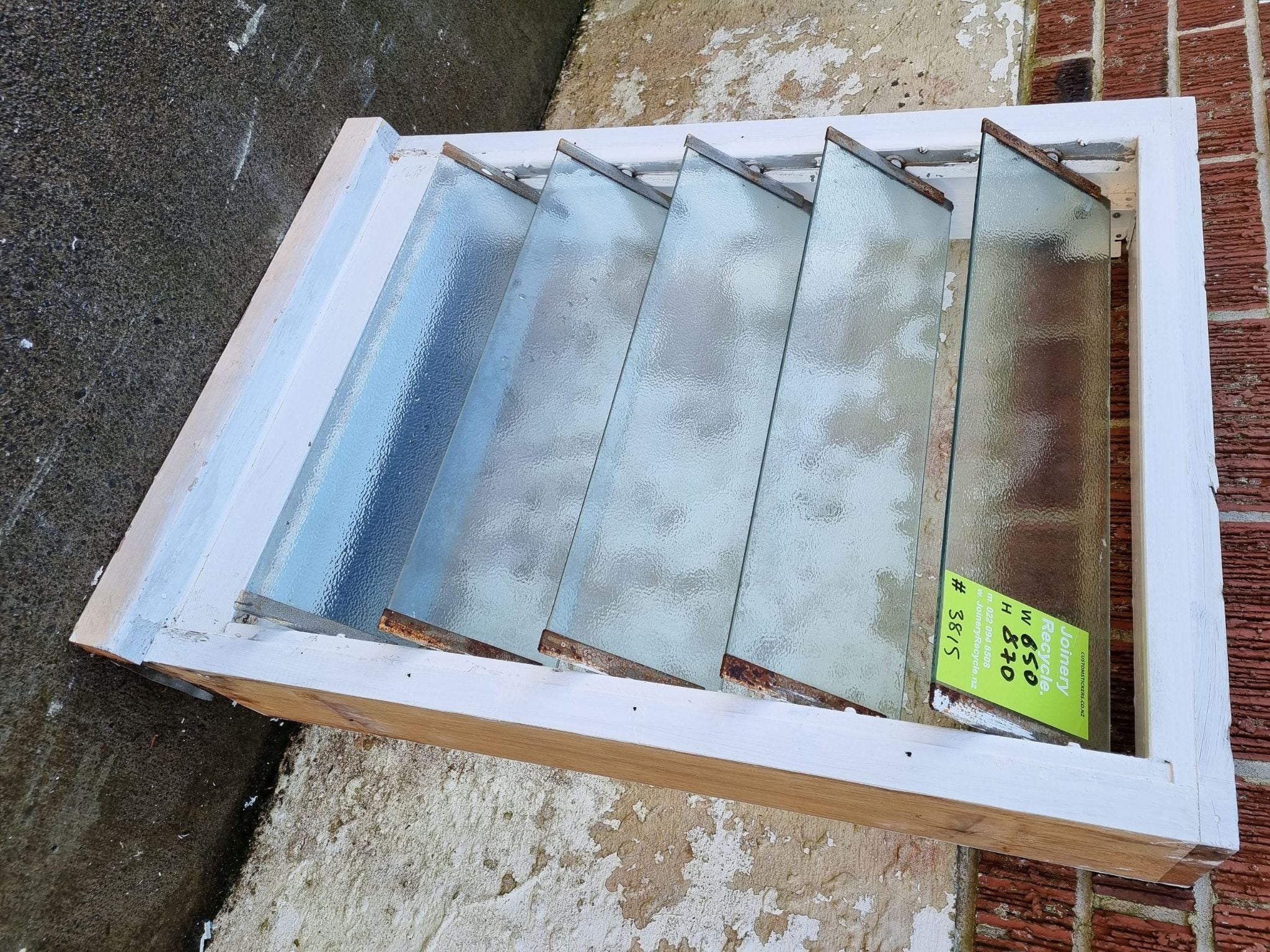 1960s Bungalow Louvre Window 650 W x 870 H  [#3815] Joinery Recycle