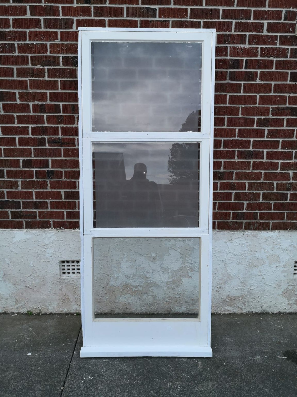 Wooden Window 860 W x 2080 H [#2143] Joinery Recycle