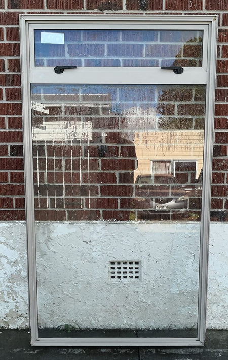 Aluminium Window Beige 1000 W x 1800 H [#2397] Joinery Recycle
