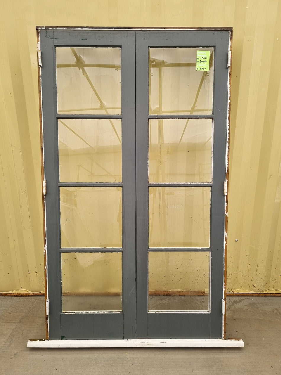 Wooden French Door 1200 W x 2040 H [#2747] Joinery Recycle