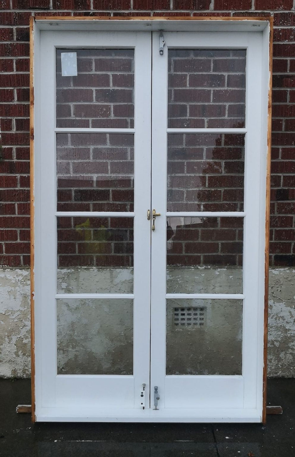 Wooden French Doors 1200 W x 2040 H [#2747]