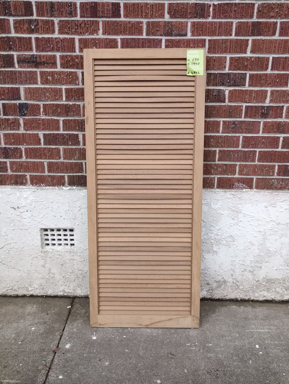 *NEW*  Wooden Slatted Cupboard Door 590 W x 1440 H  [#2862] Joinery Recycle