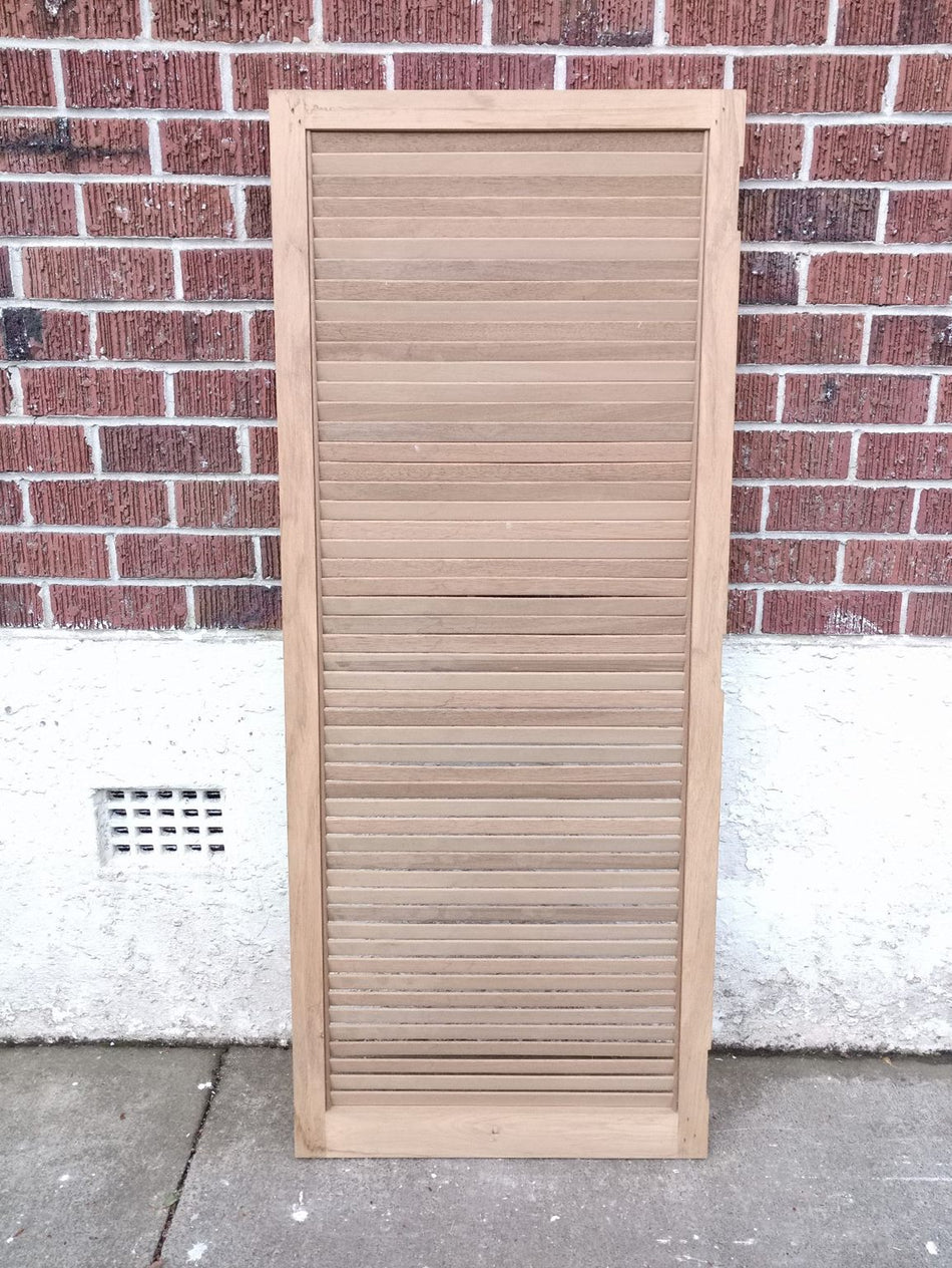 *NEW*  Wooden Slatted Cupboard Door 590 W x 1440 H  [#2862] Joinery Recycle