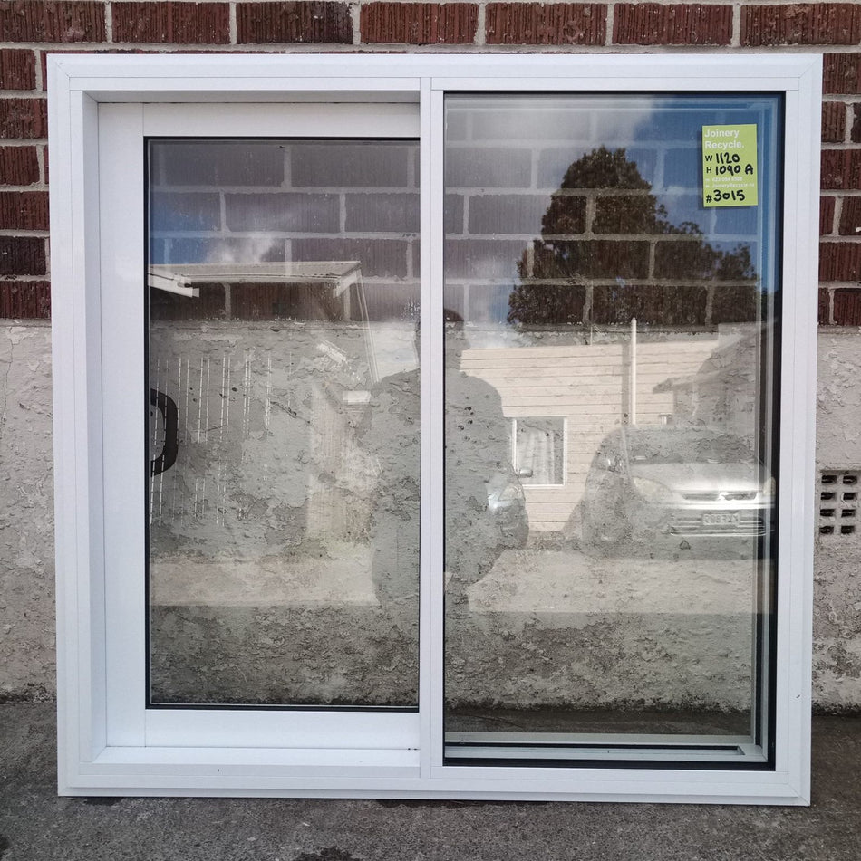 *NEW* DOUBLE GLAZED Aluminium SLIDING Window 1120 W X 1090 H  [#3015 A] Joinery Recycle