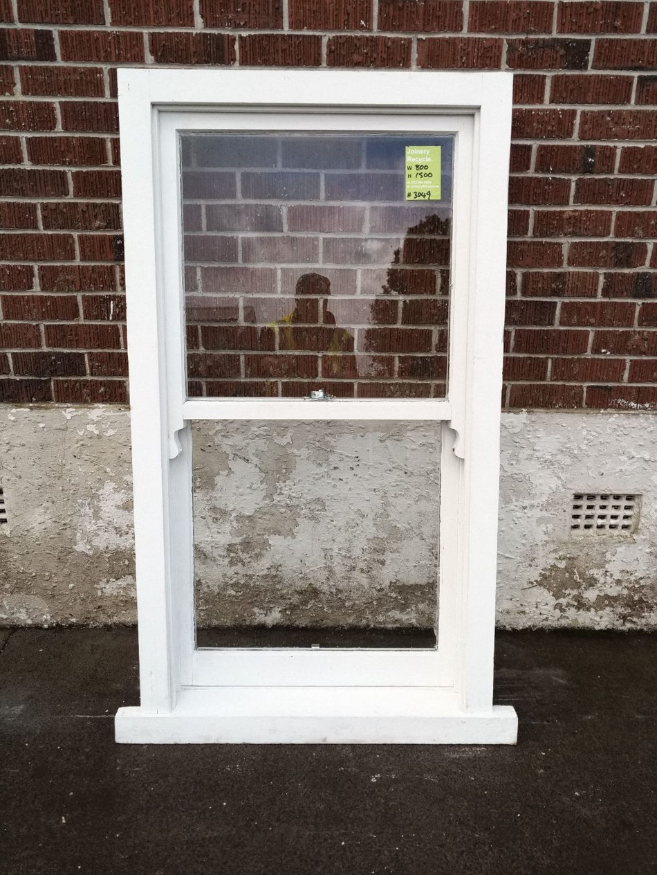 Villa Double Hung Sash Wooden Window 800 W x 1500 H [#3049]