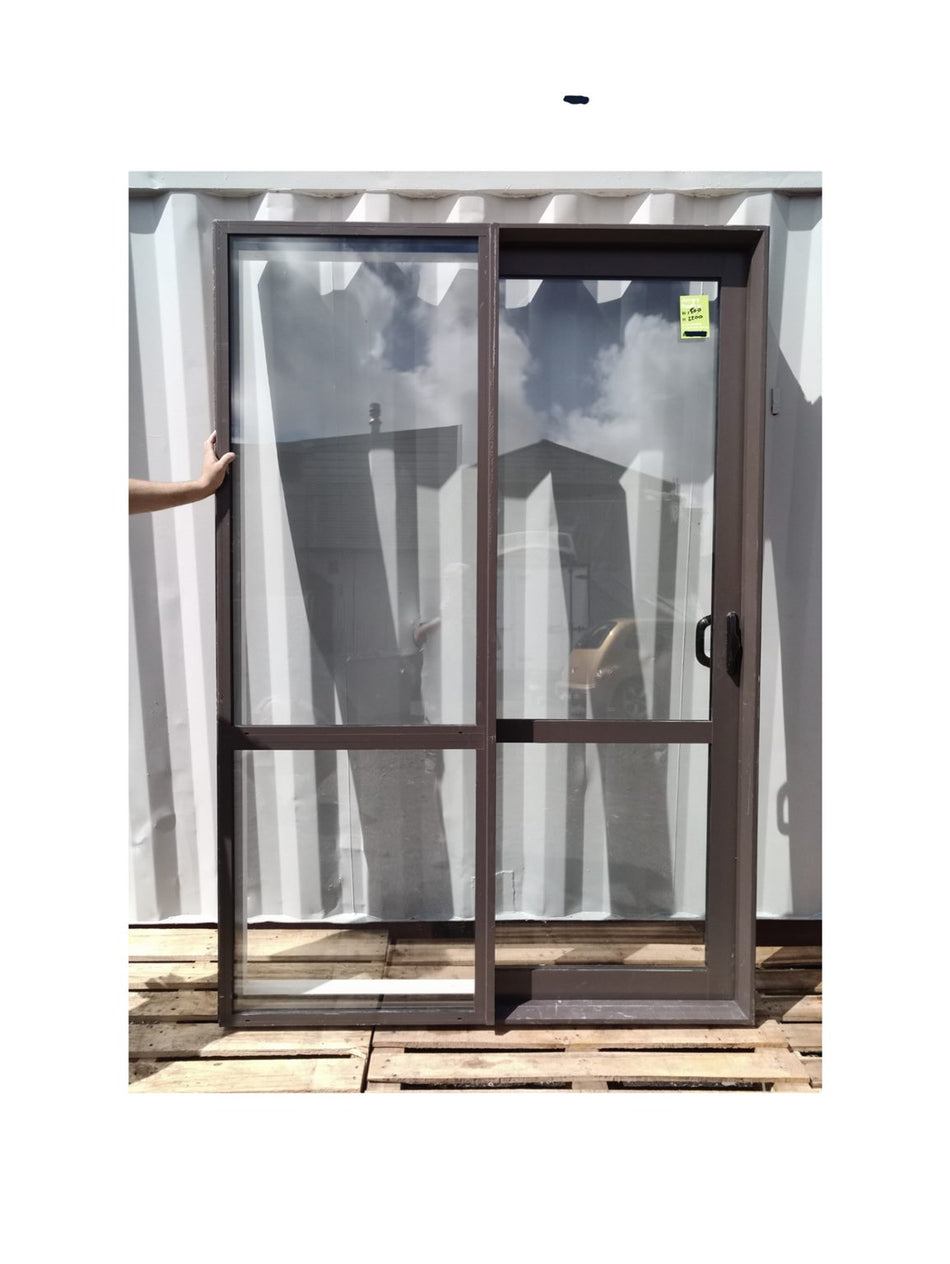 Aluminium RANCH SLIDER Brown 1500 W x 2200 H [#3051 SF] Joinery Recycle