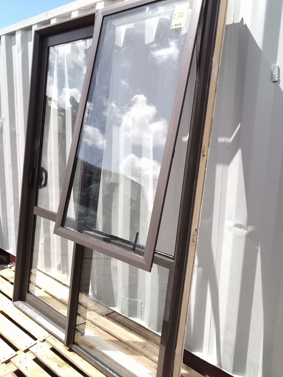 Double Glazed - Ranch Slider Brown 1500 W x 2200 H [#3053 SF]