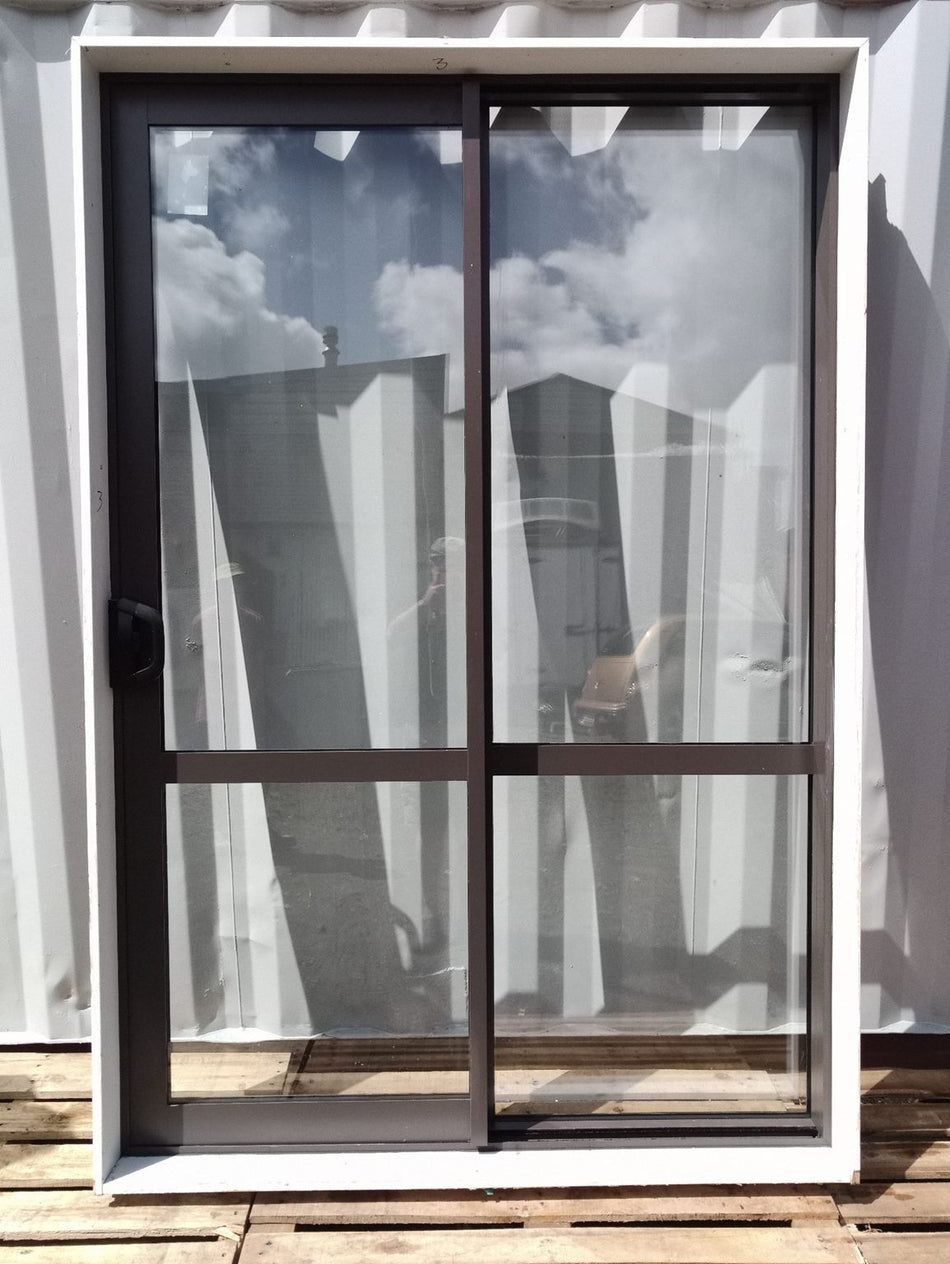 Aluminium Ranch Slider Brown 1500 W x 2200 H [#3057 SF]