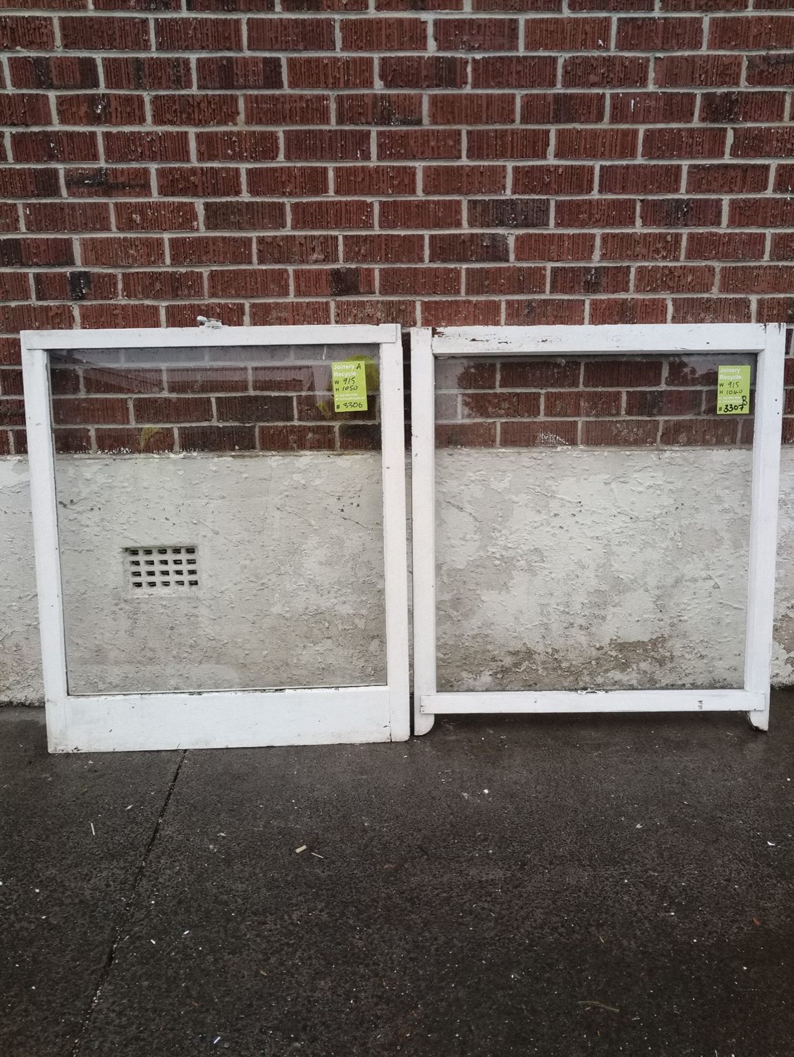 Villa Double Hung Window Sash 910 W x 1040 H [#3308a ] Joinery Recycle