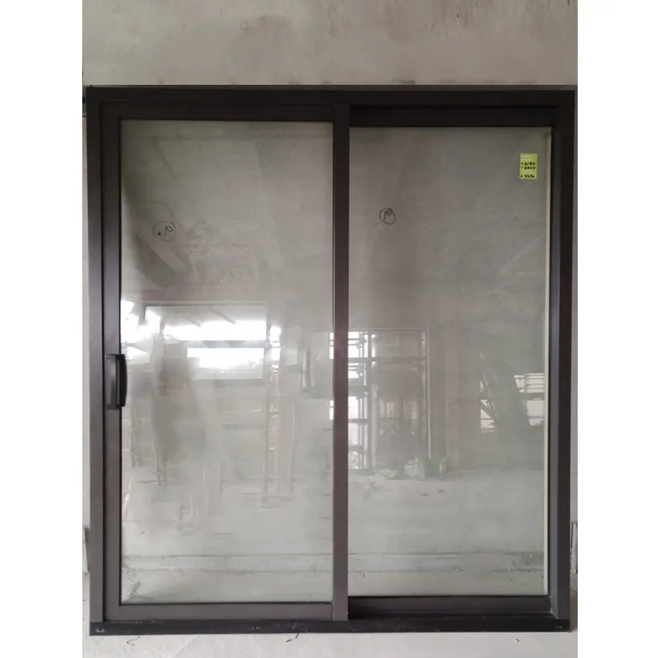 NEAR NEW - Double Glazed - Ranch Slider Ironsand 2180 W x 2460 H [#3356 SF] Joinery Recycle