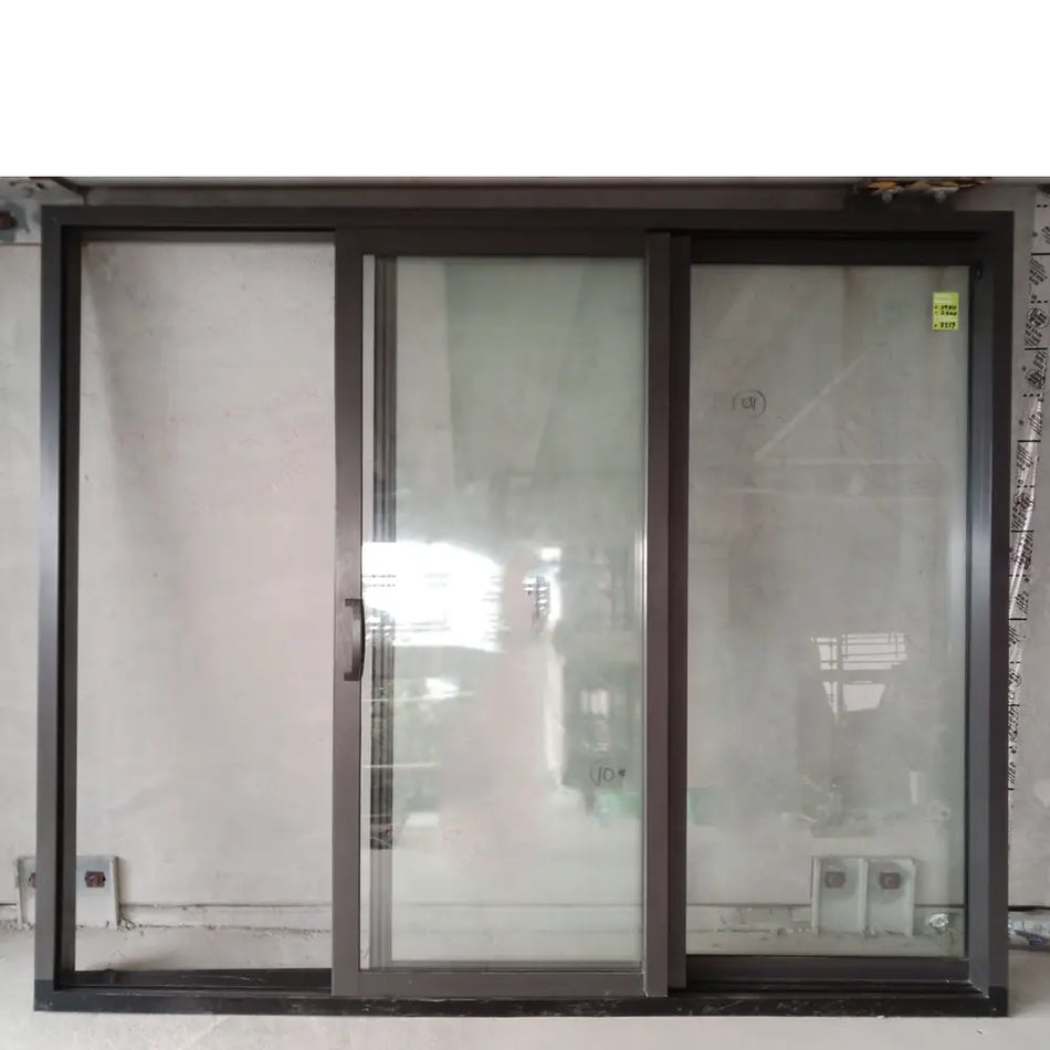 NEAR NEW - Double Glazed - Stacker Ranch Slider LH Ironsand 2980 W x 2460 H [#3359SF] Joinery Recycle