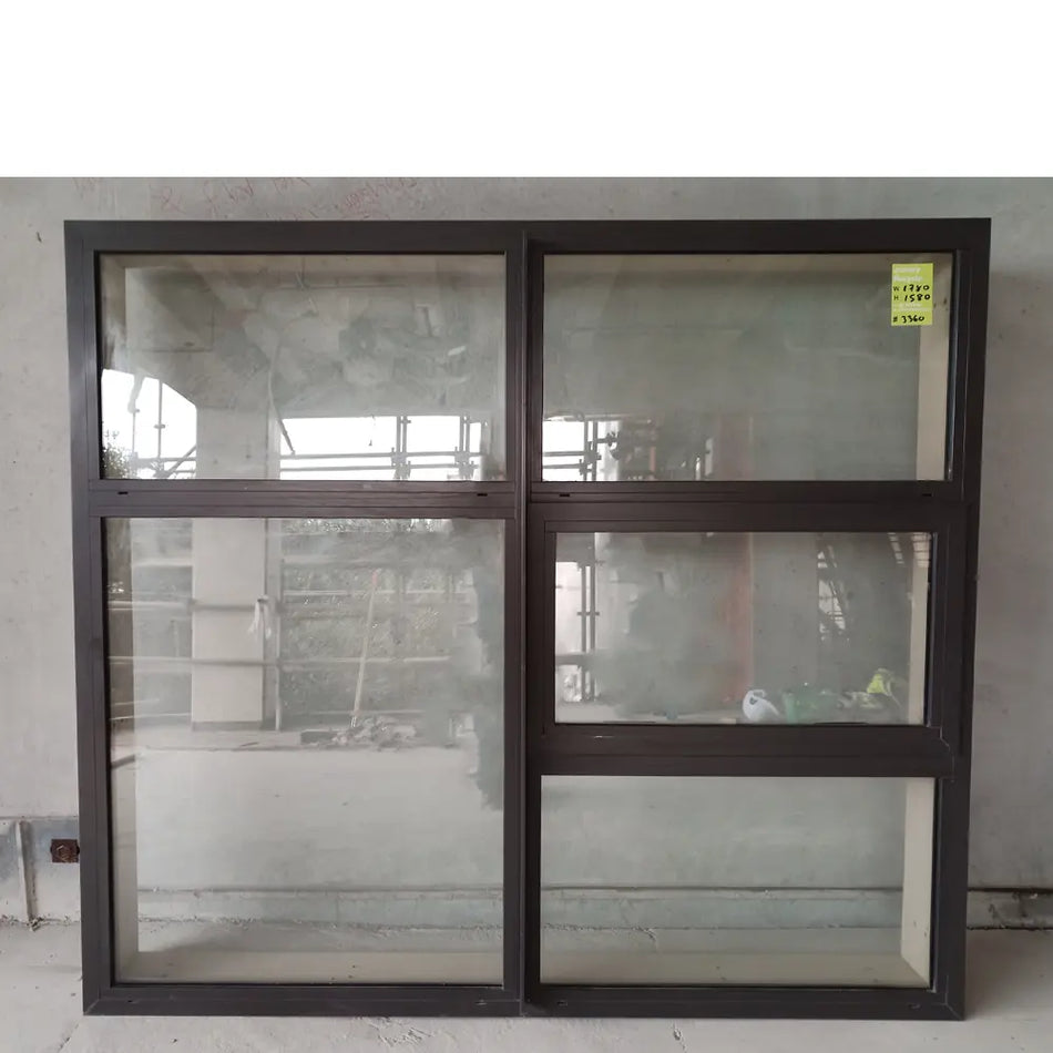NEAR NEW - Double Glazed - Window Ironsand 1780 W x 1580 H [#3360SF] Joinery Recycle