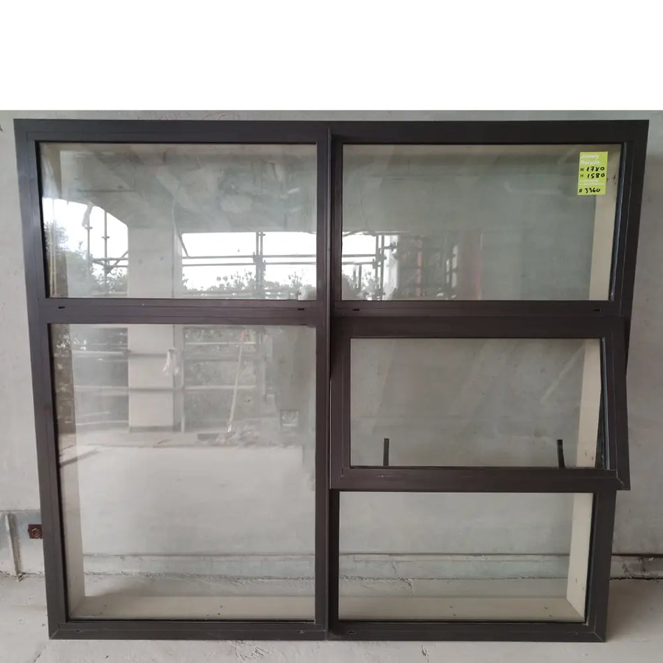 NEAR NEW - Double Glazed - Window Ironsand 1780 W x 1580 H [#3360SF] Joinery Recycle