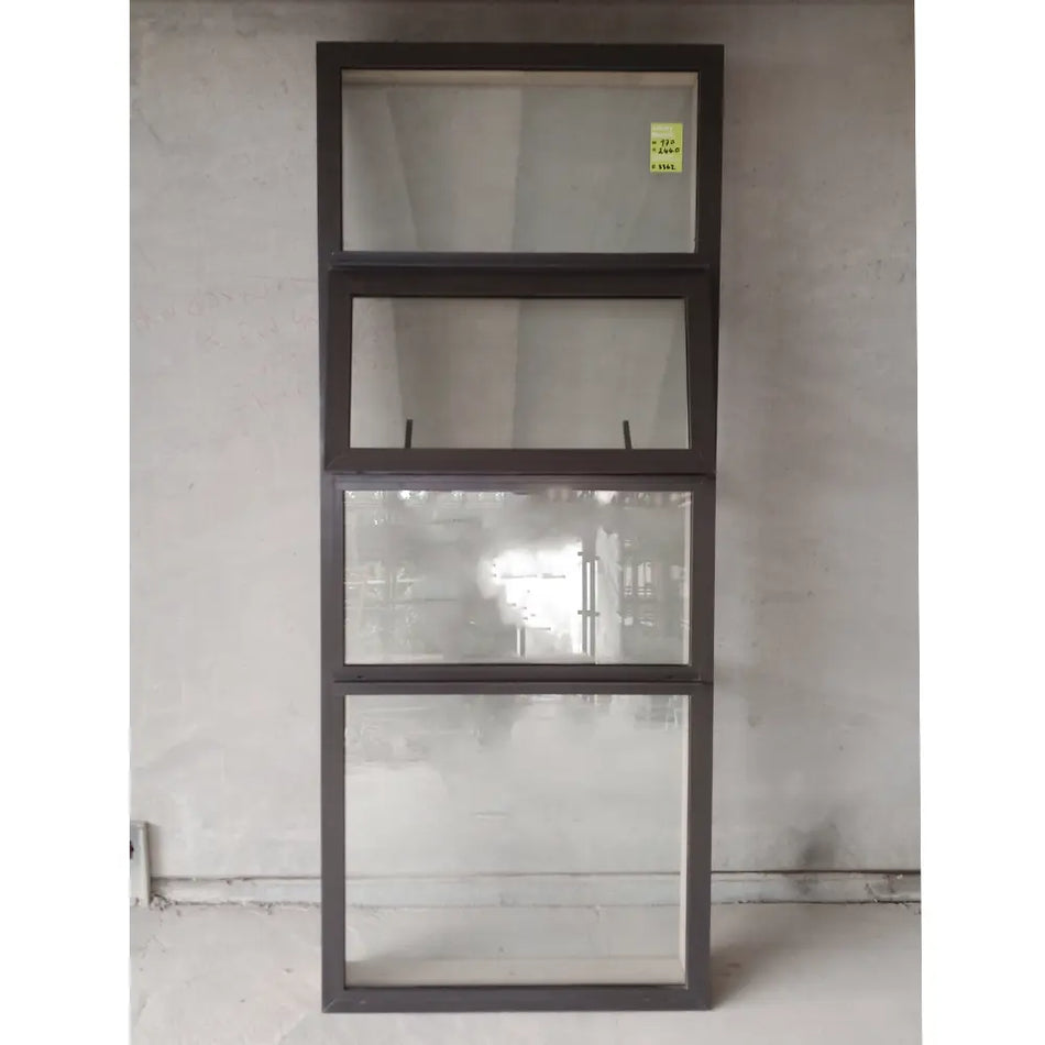 NEAR NEW - Double Glazed - Window Ironsand 970 W x 2440 H [#3362SF] Joinery Recycle