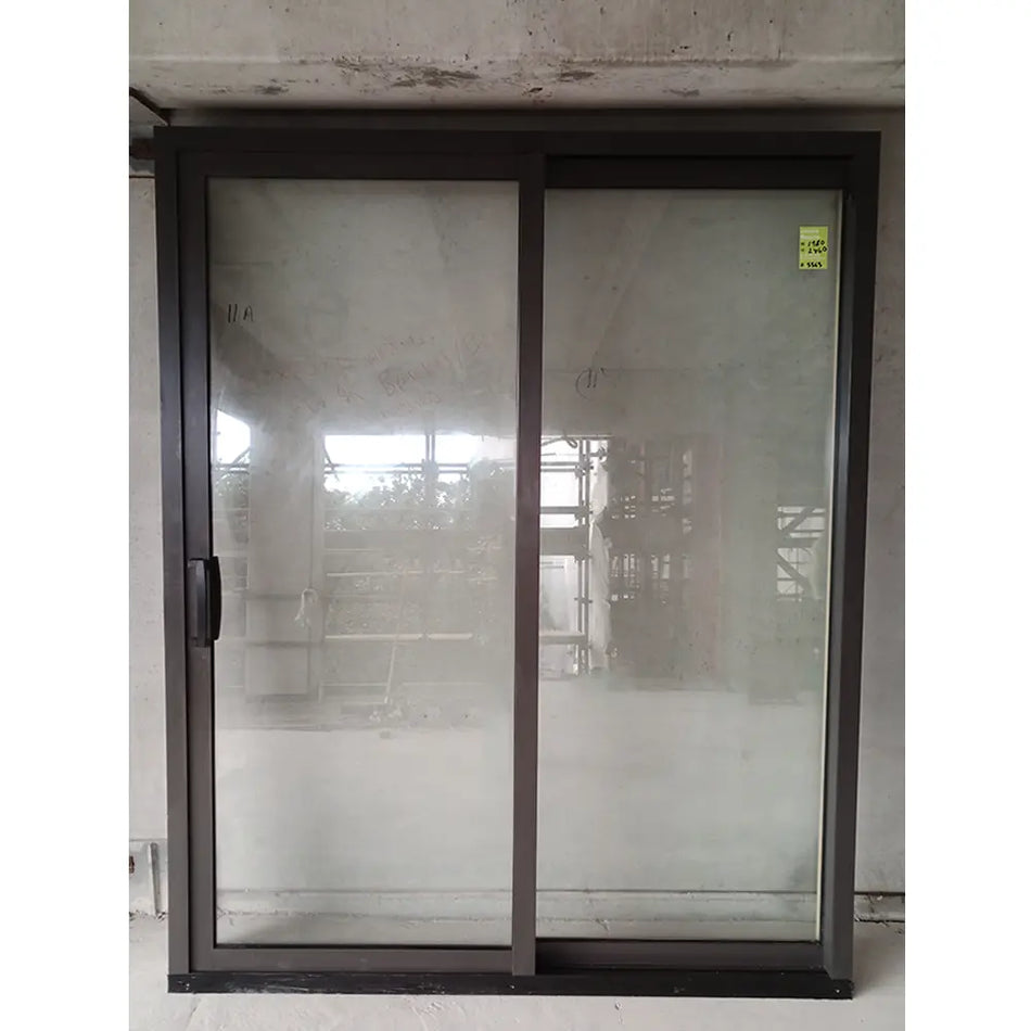 NEAR NEW - Double Glazed - Ranch Slider Ironsand 1980 W x 2460 H [#3363 SF] Joinery Recycle
