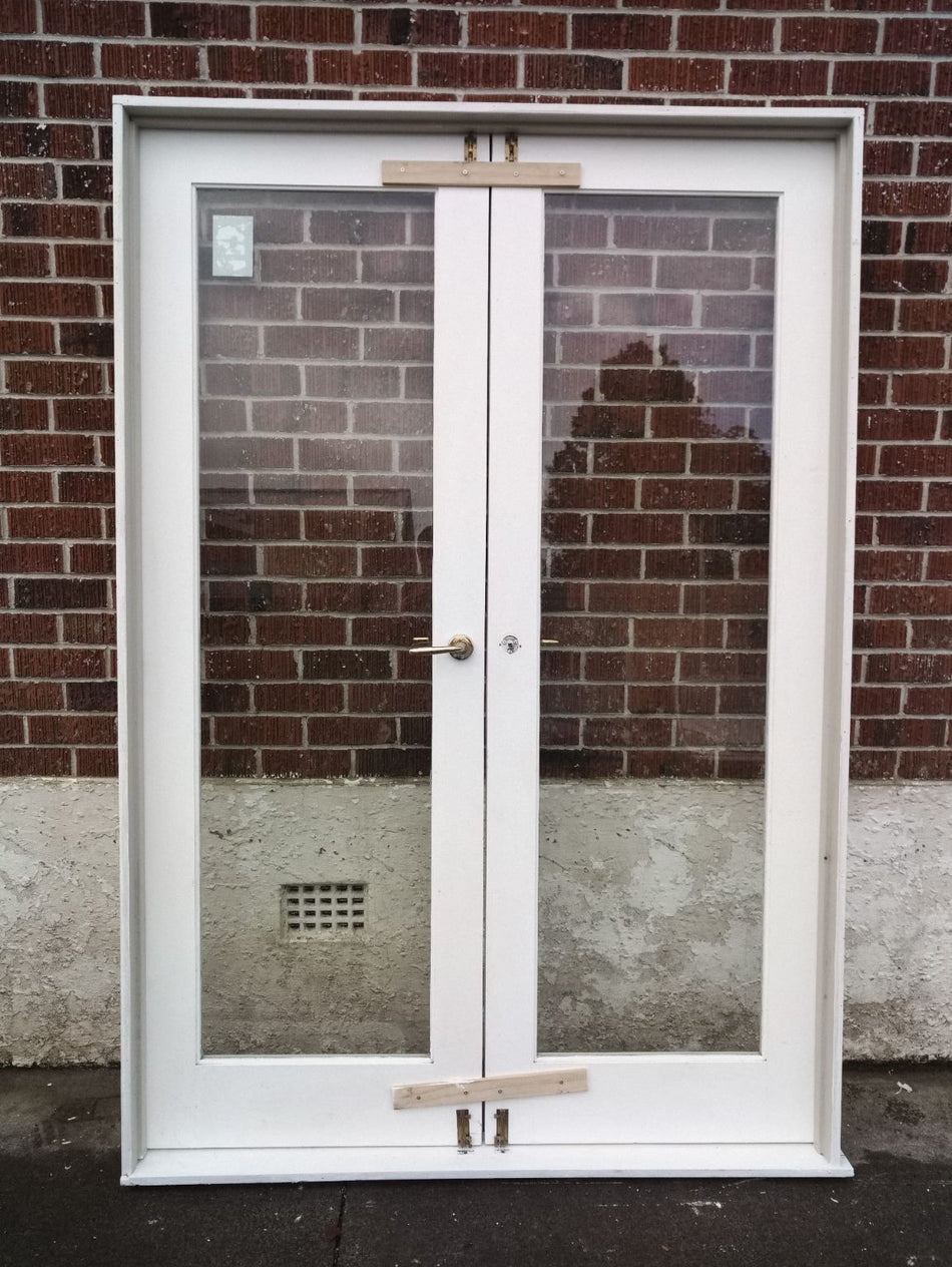 Internal Wooden French Doors 1440 W x 2110 H   [#3408].. Joinery Recycle