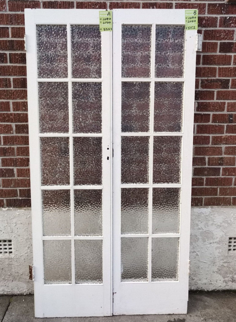 Internal Colonial French Doors 1070 W x 2040 H   [#3452 ] Joinery Recycle