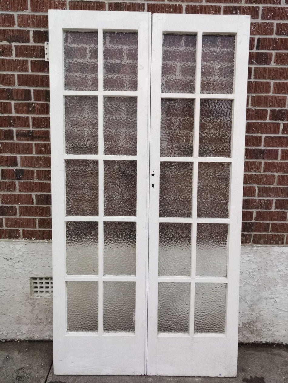 Internal Colonial French Doors 1070 W x 2040 H   [#3452 ] Joinery Recycle