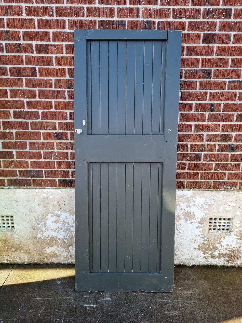 External Tongue and Groove Wooden Door 730 W x 1870 H [#3818]