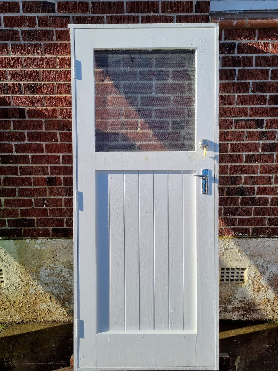 Exterior Wood and Glass Door 860 W x 2070 H [#3828]