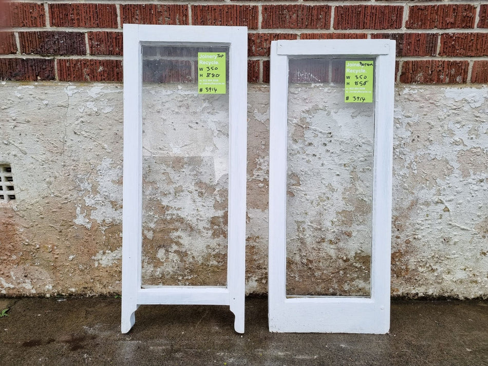 Double Hung Sash Window Pair of Sashes 350 W x 880/850 H [#3914] Joinery Recycle