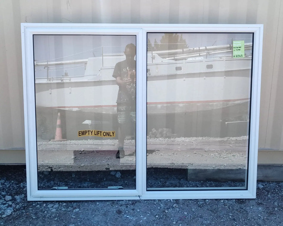 Aluminium Window Offwhite 1600 W x 1200 H [#4067] Joinery Recycle