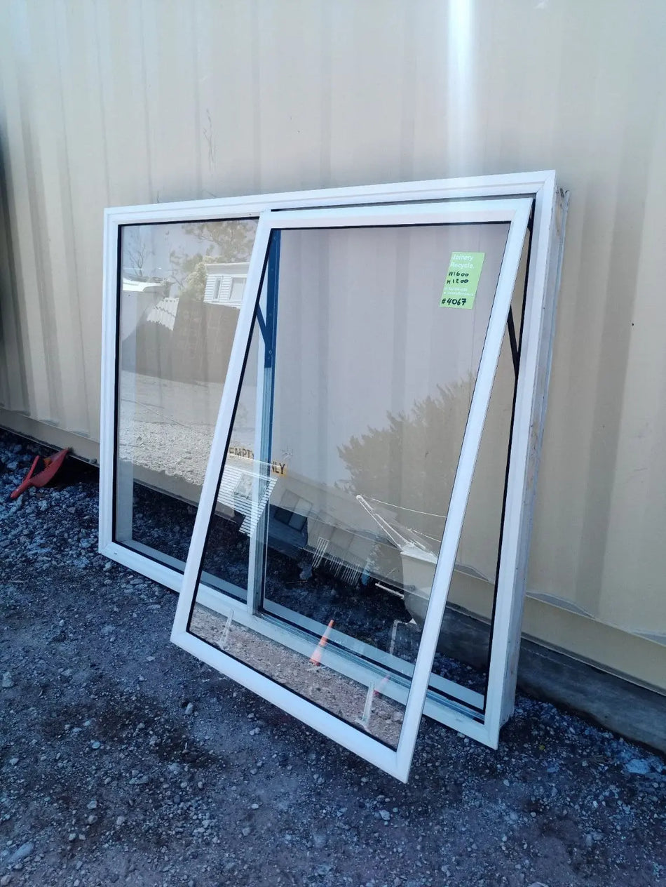 Aluminium Window Offwhite 1600 W x 1200 H [#4067] Joinery Recycle
