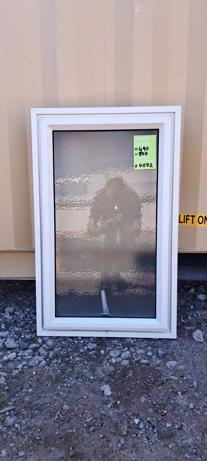 Aluminium Window Offwhite 490 W x 800 H [#4072] Joinery Recycle
