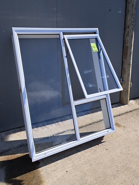 Aluminium Window White  1200W x  1200H  [#4189 SF] Joinery Recycle