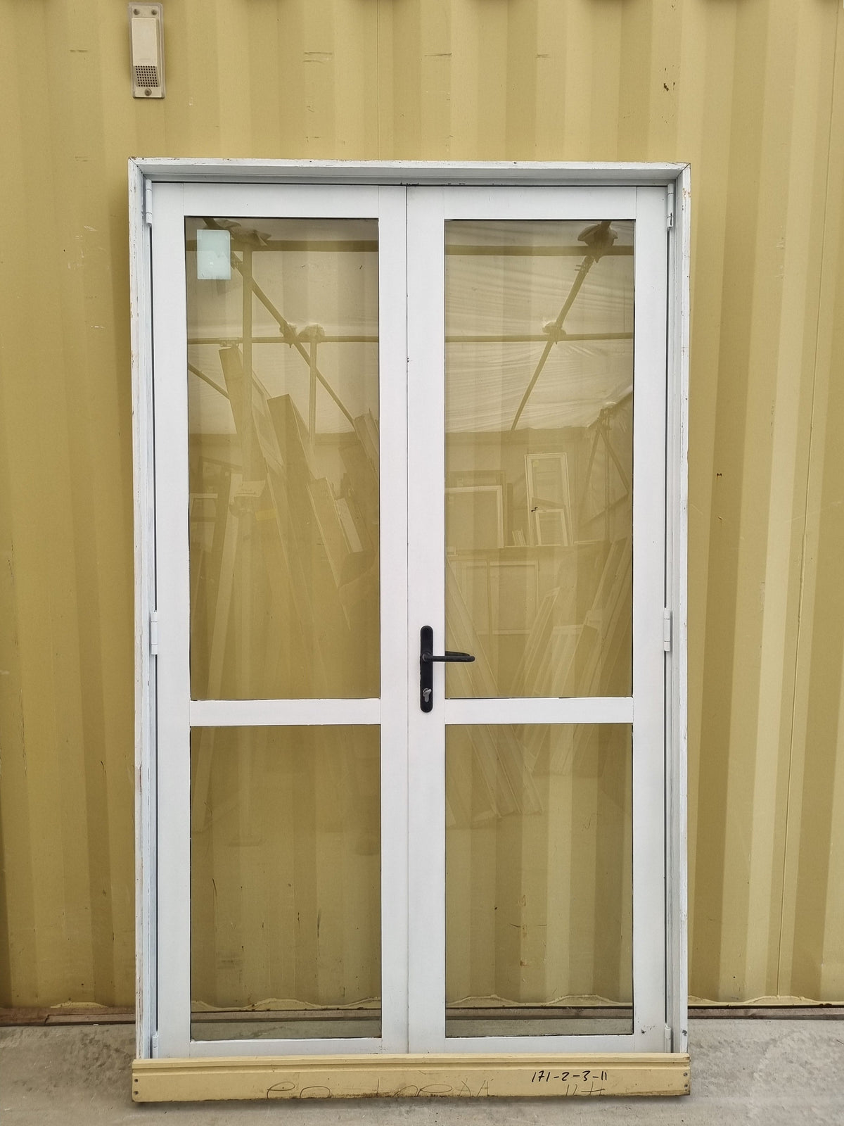 Aluminium French Door   1290W x  2200H [#4226 SF] Joinery Recycle