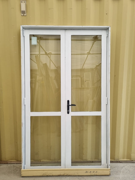 Aluminium French Door   1290W x  2200H [#4226 SF] Joinery Recycle