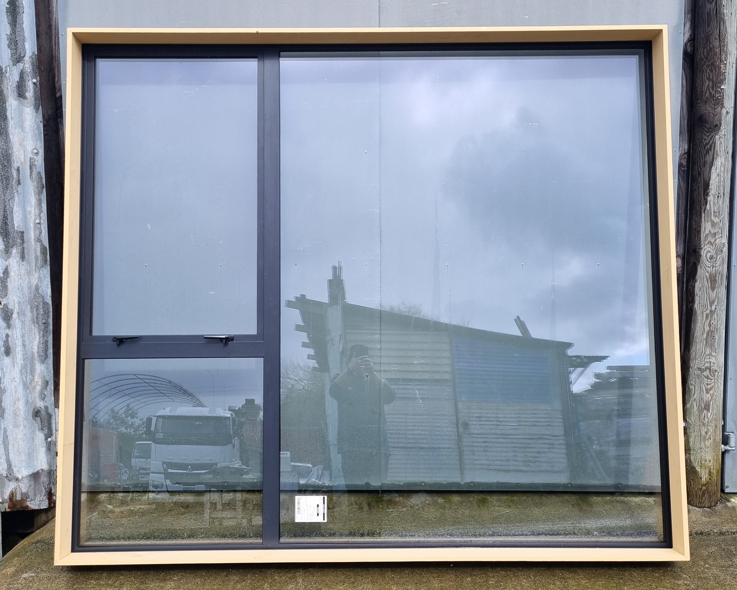 Double Glazed Aluminium Window    2400 W  x 2080  H  [#4374 SF] Joinery Recycle
