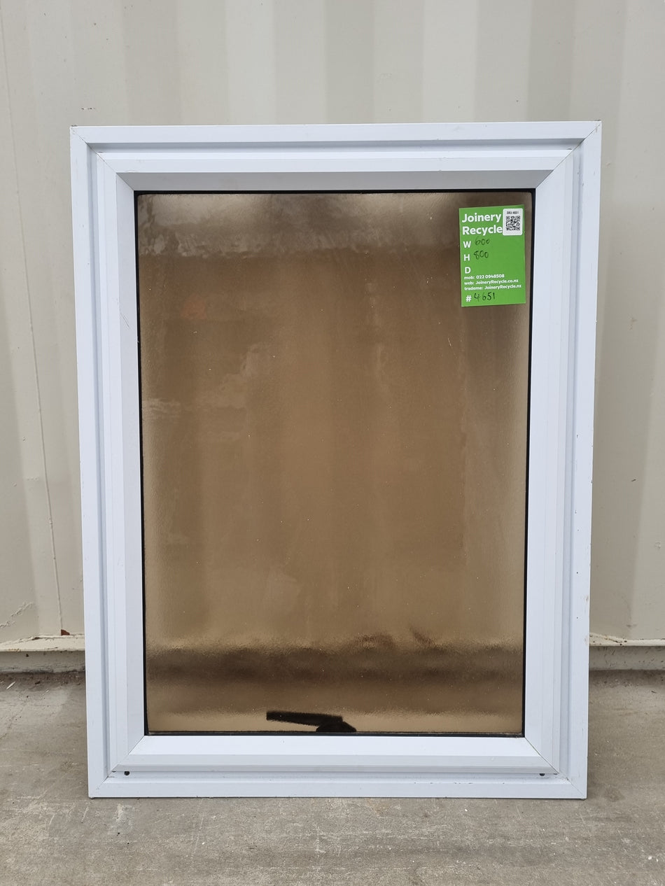 TOILET Window White  600 W  x  800 H  [#4651 SF]