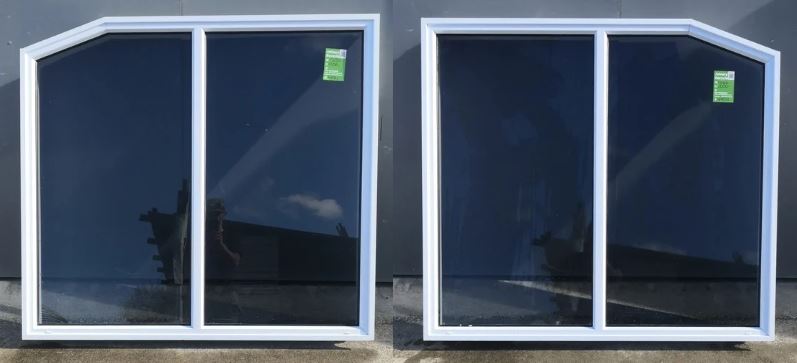 Aluminium Window White   1340 W  x  1200 H  [#4631 SF] Joinery Recycle