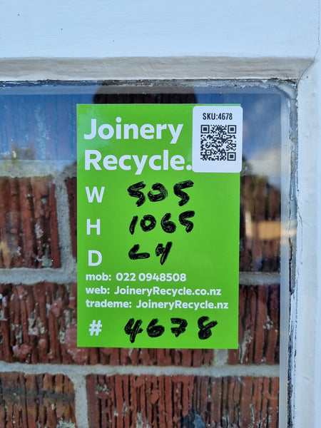 Wooden Window Sash  505 W  x  1065 H  [#4678 SF] Joinery Recycle