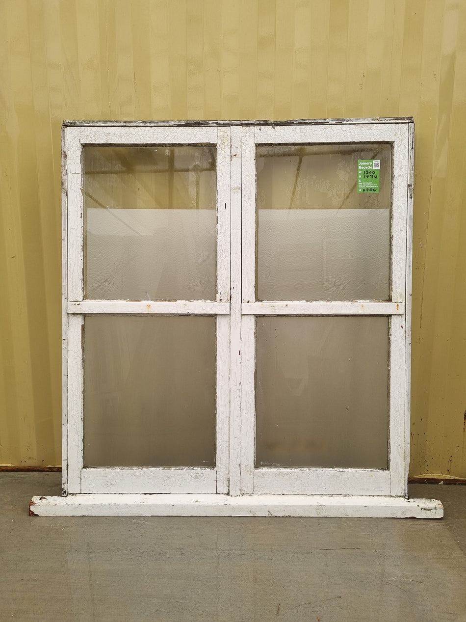 Wooden Window 1300 W x  1430 H [#4706 SF]