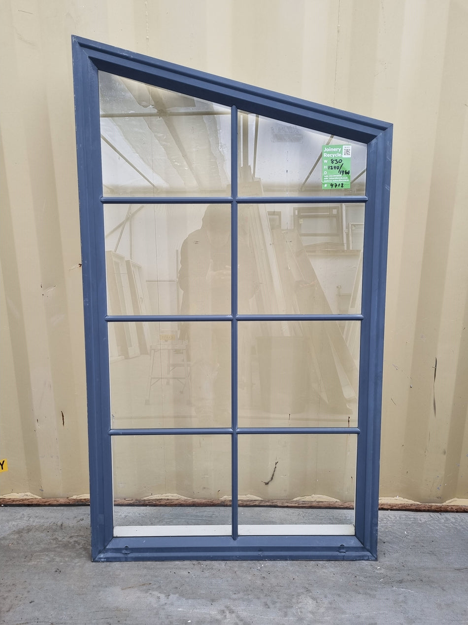 Raked Window 830 W  x 1240 / 1460 H [#4712 SF]