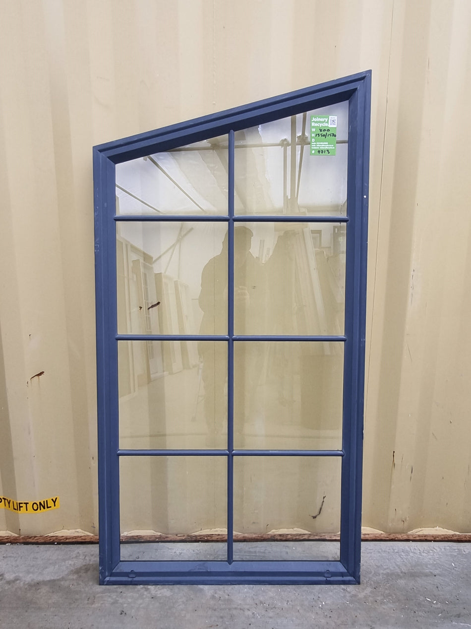 Raked Window  Blue 800 W  x 1350/1570 H [#4713  SF]