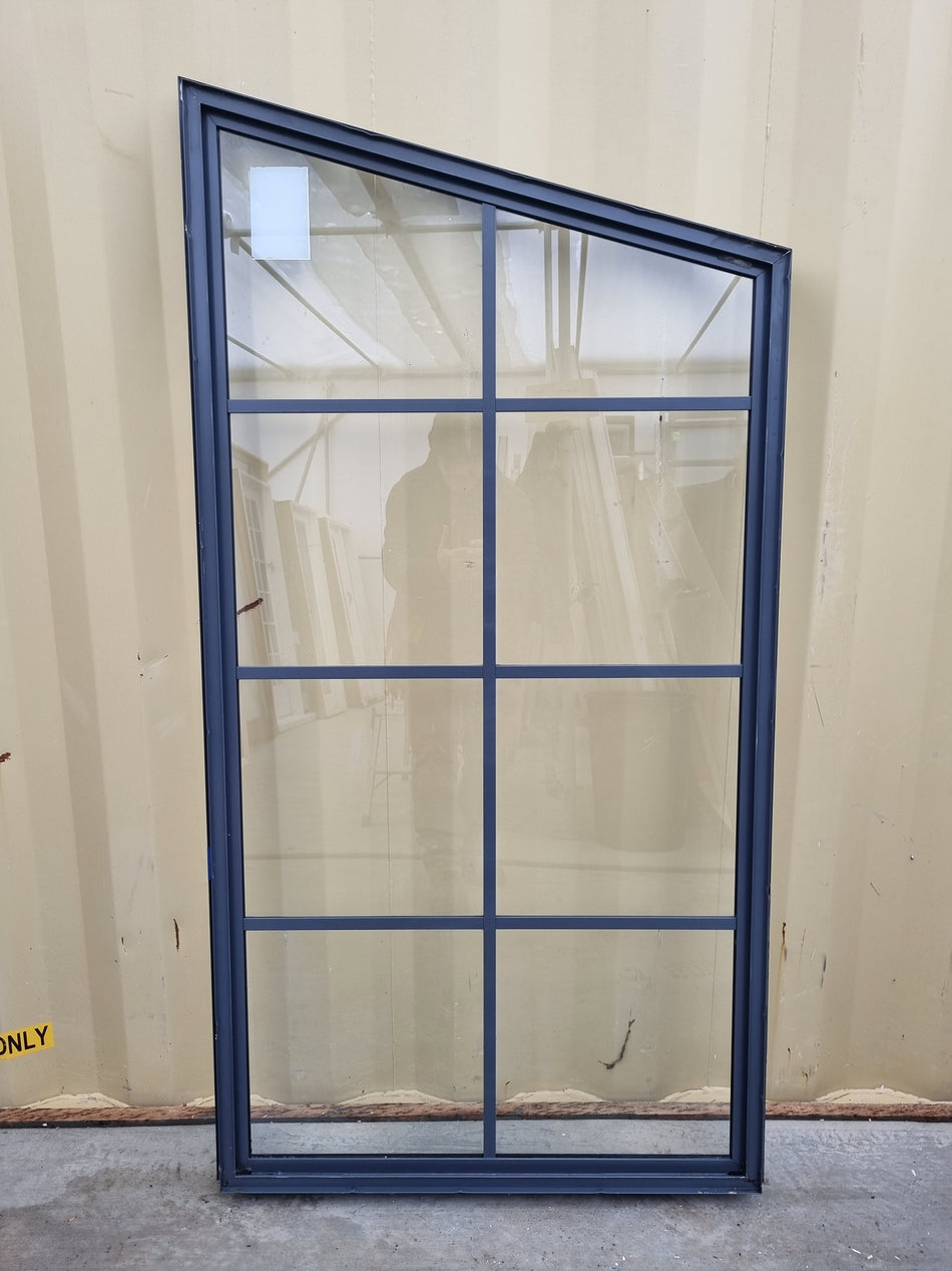 Raked Window  Blue 800 W  x 1350/1570 H [#4713  SF]