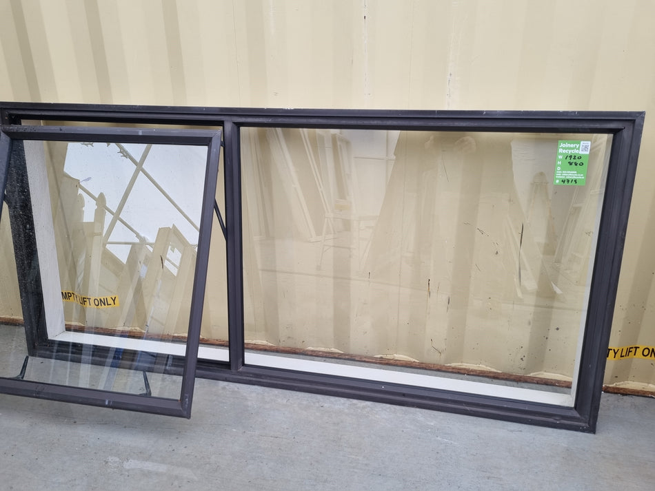 Aluminium Window Brown 1920 W  x 880 H [#4715  SF]