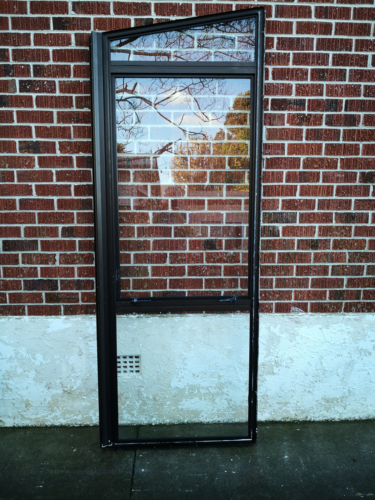 Aluminium Window Brown 850 W x 2180/2340 H [#1158] Joinery Recycle